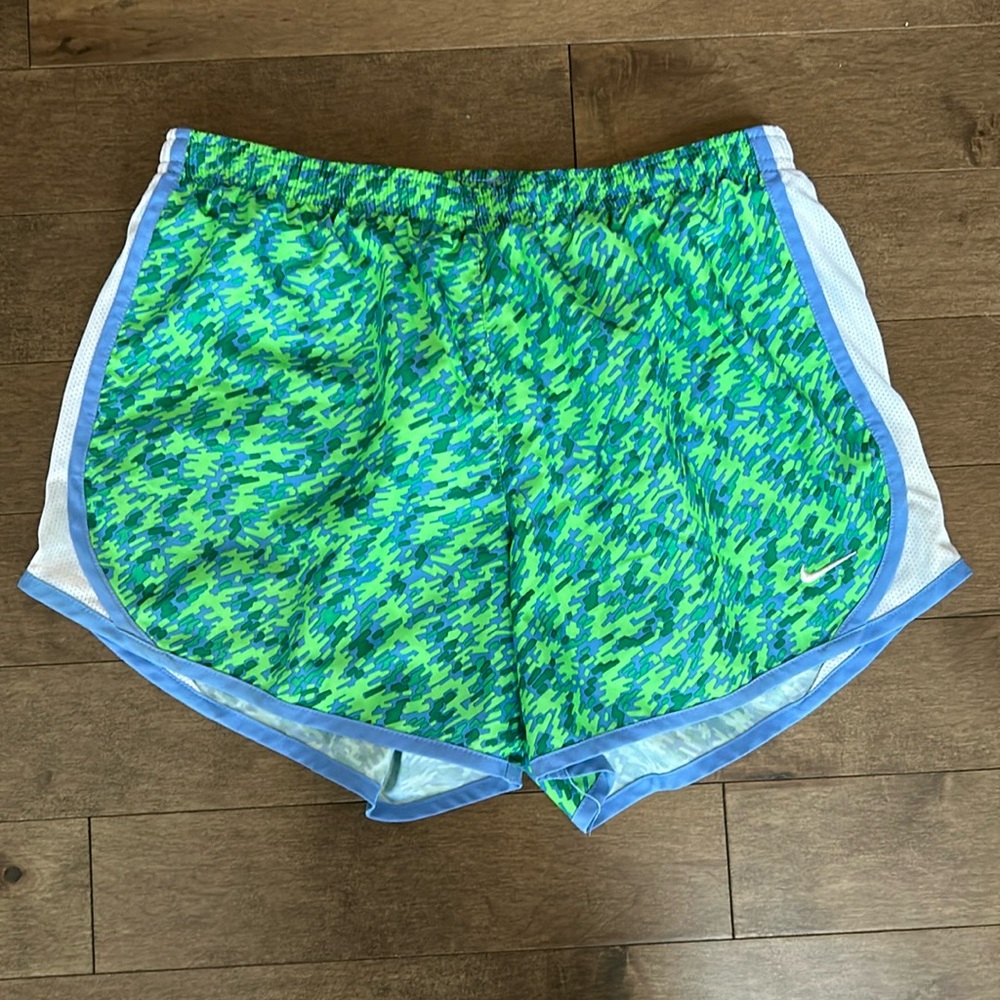 Nike Blue/Green Athletic Shorts